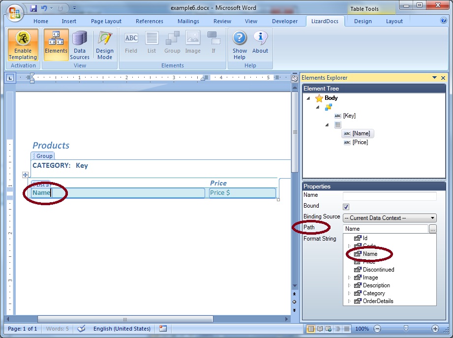 Sorting and grouping image